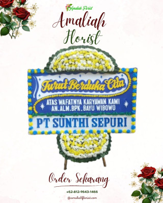 Papan Bunga Duka di Bagendung