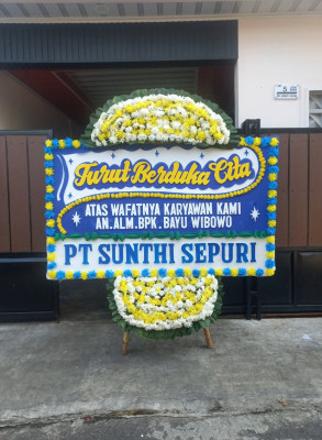 Papan Bunga Duka di Bagendung